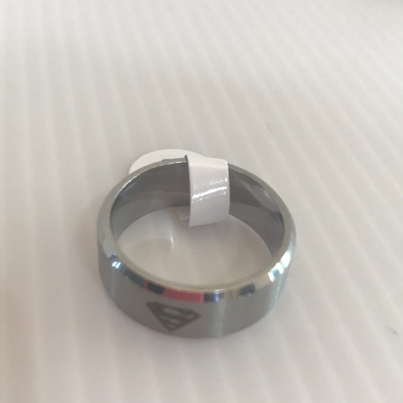 Superman Stainless Steel Ring - Picture 2 of 2
